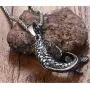 PAMTIER Unisex Vintage Lucky Sign Chinese Koi Carp Amulet Pendant Necklace