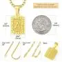 SHOWFULL Initial Letter Pendant Necklace, Gold Constellation Capital A-Z Letter Pendant Necklace for Boys Girls Women Men(2 Necklaces Included)