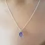 Dazzlingrock Collection 14K 9x7 mm Pear Cut Ladies Solitaire Teardrop Pendant (Silver Chain Included), White Gold Dazzlingrock Collection 14K 9x7 mm Pear Cut Ladies Solitaire Teardrop Pendant (Silver Chain Included), White Gold