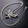 U7 Men Stainless Steel/18K Gold Plated Chain Cool King of The Sky Hawk Eagle Pendant Necklace U7 Men Stainless Steel/18K Gold Plated Chain Cool King of The Sky Hawk Eagle Pendant Necklace
