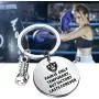 WSNANG Boxing Gift Pain is Only Temporary But Victory Lasts Forever Keychain Inspirational Quote Boxing Glove Keychain Boxing Lovers Gift Boxer Fan Gift Sport Lover Gift WSNANG Boxing Gift Pain is Only Temporary But Victory Lasts Forever Keychain Inspirational Quote Boxing Glove Keychain Boxing Lovers Gift Boxer Fan Gift Sport Lover Gift