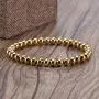 Stainless Steel Bead Elastic Bracelet Stainless Steel Bead Elastic Bracelet