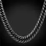 U7 Franco Curb Chain, Miami Cuban Necklace,3/4.5/6/9MM Width,Stainless Steel Jewelry for Men Women, Gold Plated/Black/Rose Gold/Silver Color, Length 14-30 Inch, Gift Packed U7 Franco Curb Chain, Miami Cuban Necklace,3/4.5/6/9MM Width,Stainless Steel Jewelry for Men Women, Gold Plated/Black/Rose Gold/Silver Color, Length 14-30 Inch, Gift Packed