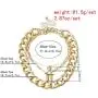Minimalist Lock Lariat Necklace Layered Necklace Puffy Tiny Heart Necklace Chunky Chain Simple Style for Everyday Wear