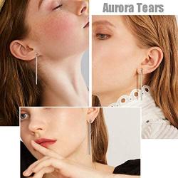 Aurora Tears Small Necklace Women 925 Sterling Silver Little Pendant/Earrings Dainty Jewelry