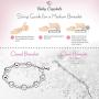 Baby Crystals Pretty Sterling Silver Bracelets for Girls with Pink and White Swarovski Simulated Pearls, Girls Jewelry, Pearl Bracelet for Girls, Birthday Gifts, Flower Girls