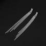 BLIJERY Silver Crystal Long Tassel Earring Rhinestone Wedding Dangle Earrings for Bridal & bridesmaid