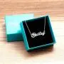 LoEnMe Jewelry Bailey Name Necklace Custom Personalized in Silver Plate Gift for Women Girls Couple LoEnMe Jewelry Bailey Name Necklace Custom Personalized in Silver Plate Gift for Women Girls Couple