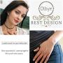 Olbye Pearl Finger Ring Bracelet Silver Slave Bracelet Hand Chain Everyday Jewelry for Women and Teen Girls (Silver)