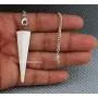 Amazing Gemstone Crystal Pendulum for Divination - Dowsing Pendulum Necklace with Chakra Chain and Crystal Ball for Reiki Healing and Crystal Grid Meditation