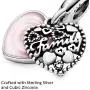 Pandora Jewelry Love Makes A Family Dangle Cubic Zirconia Charm in Sterling Silver