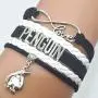 HHHbeauty Penguin Bracelet Jewelry Leather Infinity Love Penguin Gifts Penguin Jewelry Bracelet Gifts for Women, Girls, Men, Boys Most Popular Penguin Themed Gifts
