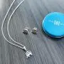 Dayna Designs Elephant Pendant Necklace - Enamel - Sterling Silver Jewelry Small for Women/Girls