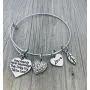 Friend Charm Bracelet- Good Friends Never Say Goodbye Bangle Bracelet- Womens Friend Jewelry- Gift for Friends Friend Charm Bracelet- Good Friends Never Say Goodbye Bangle Bracelet- Womens Friend Jewelry- Gift for Friends