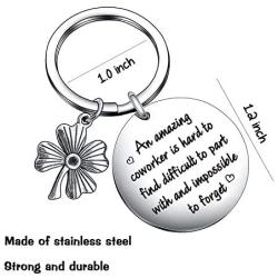 De&ai an Amazing Coworker is Impossible to Forget Coworker Appreciation Gift, Retirement Going Away Keyring for Work Friends