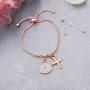 KUIYAI Mustard Seed Bracelet with Cross Charm Faith Real Mustard Seed Pendant Charm Jewelry for Christian Inspirational Gift