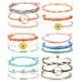 JOERICA 18 Pcs VSCO Braided Bracelet Wax Wave Strand Adjustable Friendship Bracelet Set Beach Shell Surf Wrap Bracelet Boho Handcrafted Jewelry for Women Men JOERICA 18 Pcs VSCO Braided Bracelet Wax Wave Strand Adjustable Friendship Bracelet Set Beach Shell Surf Wrap Bracelet Boho Handcrafted Jewelry for Women Men
