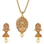 MUCH-MORE Indian Bollywood Pendant/Necklace Pearl Handmade Necklace Earrings Traditional Jewelry