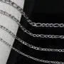 MEMGIFT Stainless Steel 16 Inches to 28 Inches Figaro Chain Necklace Width 3MM 4MM 5MM 6MM Simple Figaro Link Chain for Men Women Teen Girls Boys Best Friend Sister Fashion Jewelry MEMGIFT Stainless Steel 16 Inches to 28 Inches Figaro Chain Necklace Width 3MM 4MM 5MM 6MM Simple Figaro Link Chain for Men Women Teen Girls Boys Best Friend Sister Fashion Jewelry