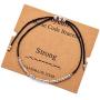Joycuff Inspirational Morse Code Bracelets for Women Girls Best Friends BFF Birthday Gifts Jewelry for Mom Daughter Sister Trendy Handmade Adjustable Wrap Bracelets
