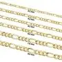 KoolJewelry Mens 14k Yellow Gold Filled 3.3mm 4.2mm 5.2mm 6mm 7.8mm 8.6mm Solid Figaro Link Bracelet KoolJewelry Mens 14k Yellow Gold Filled 3.3mm 4.2mm 5.2mm 6mm 7.8mm 8.6mm Solid Figaro Link Bracelet