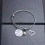 Christain Bracelets Scripture Bangle Bracelet Jesus Religious Inspirational Bracelets Unique Christian Gifts Customized Charm Bracelets for Women Teen Girl Gifts