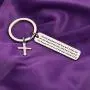 SEIRAA Christian Gift Psalm 23 : 6 Bible Verse Quote Keychain Religious Jewelry Inspirational Gift Spiritual Jewelry