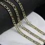 Joycuff Gold Square Initial Necklaces for Women Men Teen Girls Boys Husband Dad Mom Daughter Personalized Name 26 Alphabets Stainless Steel Figaro Chain Vintage Medallion Pendant Necklace