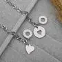 G-Ahora Mother and Daughter Matching Heart Bracelet Set for 2 3 4,Mothers Day Jewelry Gift for Mom from Daughter