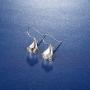 Sllaiss Made with Swarovski Crystals Teardrop Dangle Earrings for Women 925 Sterling Silver French Hook Earrings Hypoallergenic Jewelry Gift