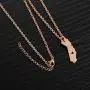 Hazado California State Necklace California Moving Gift CA Map Pendant Charm Jewelry for Women Teens Rose Gold Hazado California State Necklace California Moving Gift CA Map Pendant Charm Jewelry for Women Teens Rose Gold