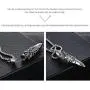 HUANIAN Dragon Sword Bullet Shape Canister Capsule Memorial Keepsake Pendant Cremation Ash Urn Necklace for Men HUANIAN Dragon Sword Bullet Shape Canister Capsule Memorial Keepsake Pendant Cremation Ash Urn Necklace for Men