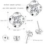 Sllaiss 925 Sterling Silver Stud Earring For Women Girls Round Cut Cubic Zirconia Stud Earring Piercing Earrings With Gift Box, Set With Swarovski Zirconia