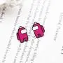 Stud Earrings Gift for Among Us Game Lovers Stud Earrings Gift for Among Us Game Lovers
