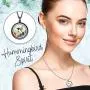 Lola Bella Gifts and Spirit Lala Hummingbird Humming Bird Spirit Necklace with backside ''Our Love Never Dies'' Poem Card Grief Sympathy Gift Lola Bella Gifts and Spirit Lala Hummingbird Humming Bird Spirit Necklace with backside ''Our Love Never Dies'' Poem Card Grief Sympathy Gift