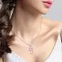 Musical Note Necklace Pendant 925 Sterling Silver Treble Clef Music Jewelry for Women Girlfriend Daughter