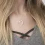 MyNameNecklace Personalized Heart Shape Pendant Necklace in Sterling Silver 925 - Eternal Love Valentine Custom Made Jewelry Gift for Wife- Mom- Lovers MyNameNecklace Personalized Heart Shape Pendant Necklace in Sterling Silver 925 - Eternal Love Valentine Custom Made Jewelry Gift for Wife- Mom- Lovers
