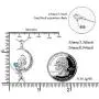 Distance 925 Sterling Silver Classic Sea Mermaid Necklce for Girls Women Crescent Moon Pendant Christmas Birthday Gifts Jewelry for Girls Women Daughter