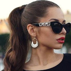 SPUNKYsoul Crescent Hammered Silver Earrings in Gold or Silver for Women