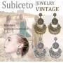 Subiceto 12 Pairs Vintage Mandala Flower Gypsy Drop Dangle Statement Earrings for Women Boho Retro Tribal Hollow Earrings Jewelry Set Subiceto 12 Pairs Vintage Mandala Flower Gypsy Drop Dangle Statement Earrings for Women Boho Retro Tribal Hollow Earrings Jewelry Set