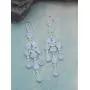 YoTreasure 3 1/2'' Moonstone Solid 925 Sterling Silver Gemstone Dangle Earrings YoTreasure 3 1/2'' Moonstone Solid 925 Sterling Silver Gemstone Dangle Earrings