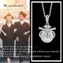 Graduation Gifts for Her Owl Necklace Made with Swarovski Pearls Graduation Gifts for High School College Graduates