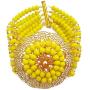 aczuv African Beads Jewelry Set Nigerian Wedding Necklace and Earrings for Women