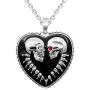 Controse Bound For Eternity Skull Heart Necklace with Pendant (27'' 316L Stainless Steel chain) Controse Bound For Eternity Skull Heart Necklace with Pendant (27'' 316L Stainless Steel chain)