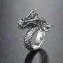 Vintage Dragon Open Rings Mens Retro Personality Index Finger Domineering Ring for Boys Student Vintage Dragon Open Rings Mens Retro Personality Index Finger Domineering Ring for Boys Student