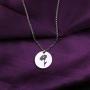 Detailed Personalized Birth Flower Necklace Birth Month Mom Necklace Birthday Gift for Her