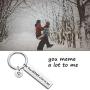 MAOFAED Couple Gift You Meme a lot to Me Keyring Dank Memes Inspired Girlfriend Boyfriend Gifts for Men