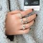 EXGOX Silver Frog Open Rings for Women Vintage Cute Animal Finger Ring Silver Fashion Party Jewelry Gifts