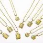 EASYSO Initial Pendant Necklace Sets for Mens Womens, Square Hexagon Capital Monogram Letter Necklace Alhpabets from A-Z Box Chain EASYSO Initial Pendant Necklace Sets for Mens Womens, Square Hexagon Capital Monogram Letter Necklace Alhpabets from A-Z Box Chain
