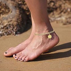 TOOPNK Initial Anklet Gold Silver Letter Anklets for Women A-Z Alphabet Anklet with Initials Foot Chain Jewelry